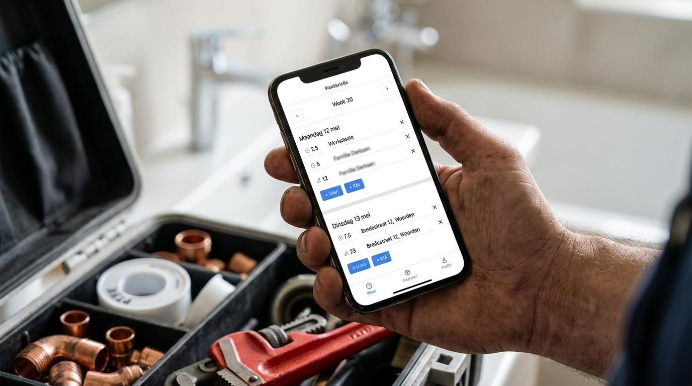 digitale werkbon loodgieter