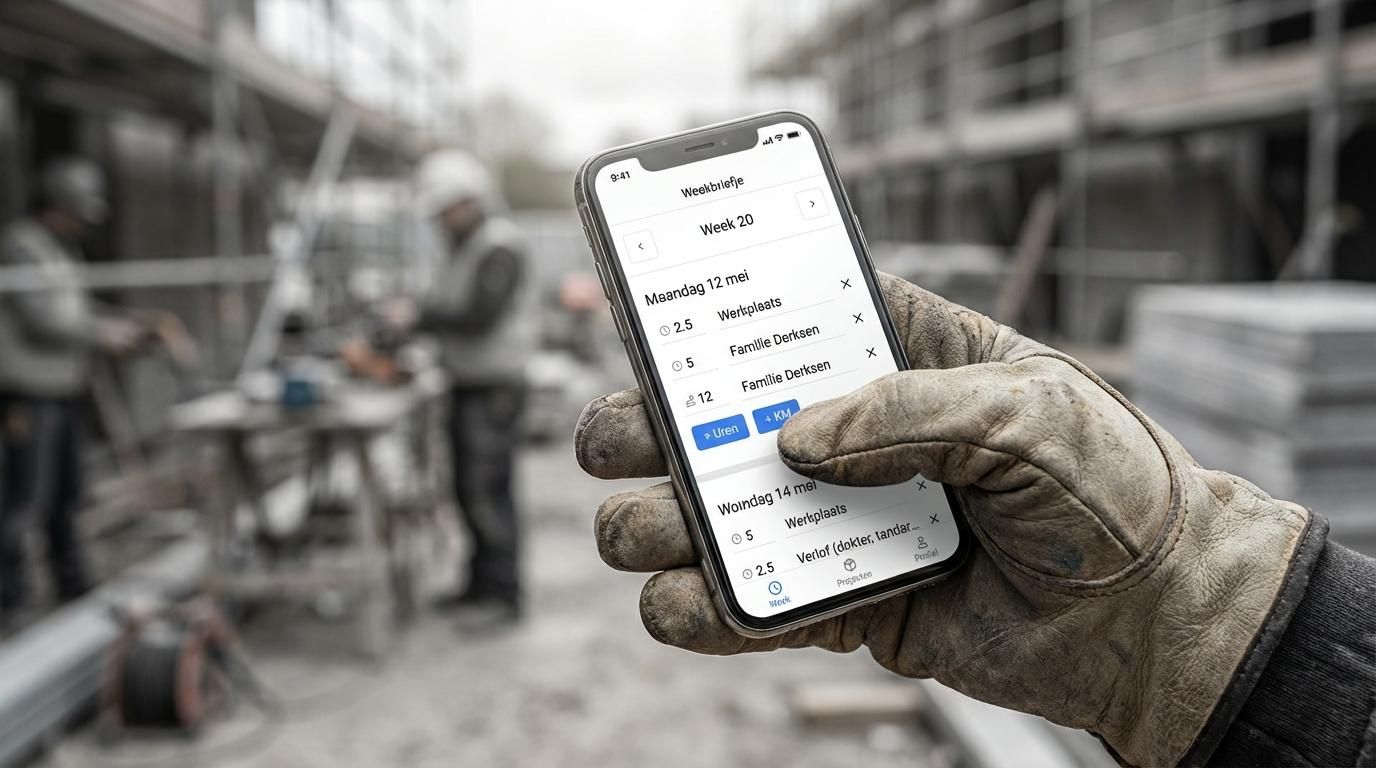 urenregistratie gps bouw