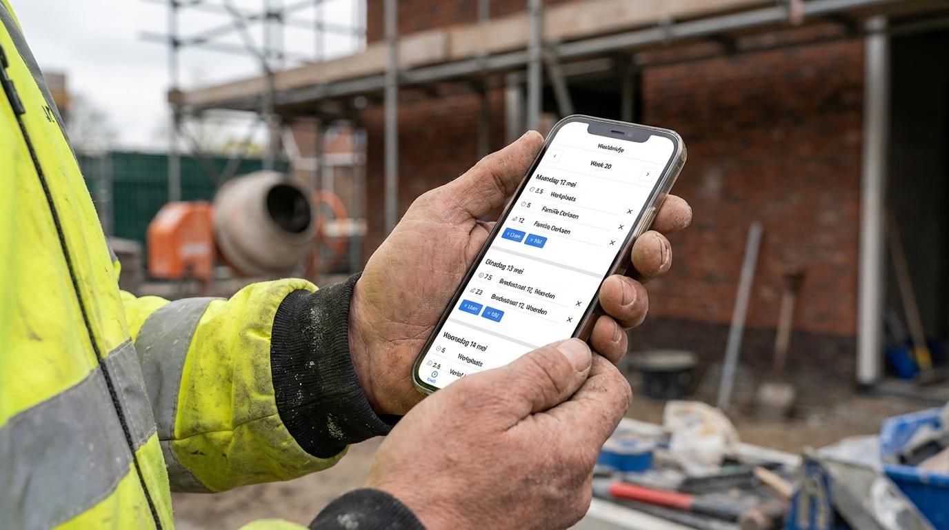werkbon app boekhouding koppeling