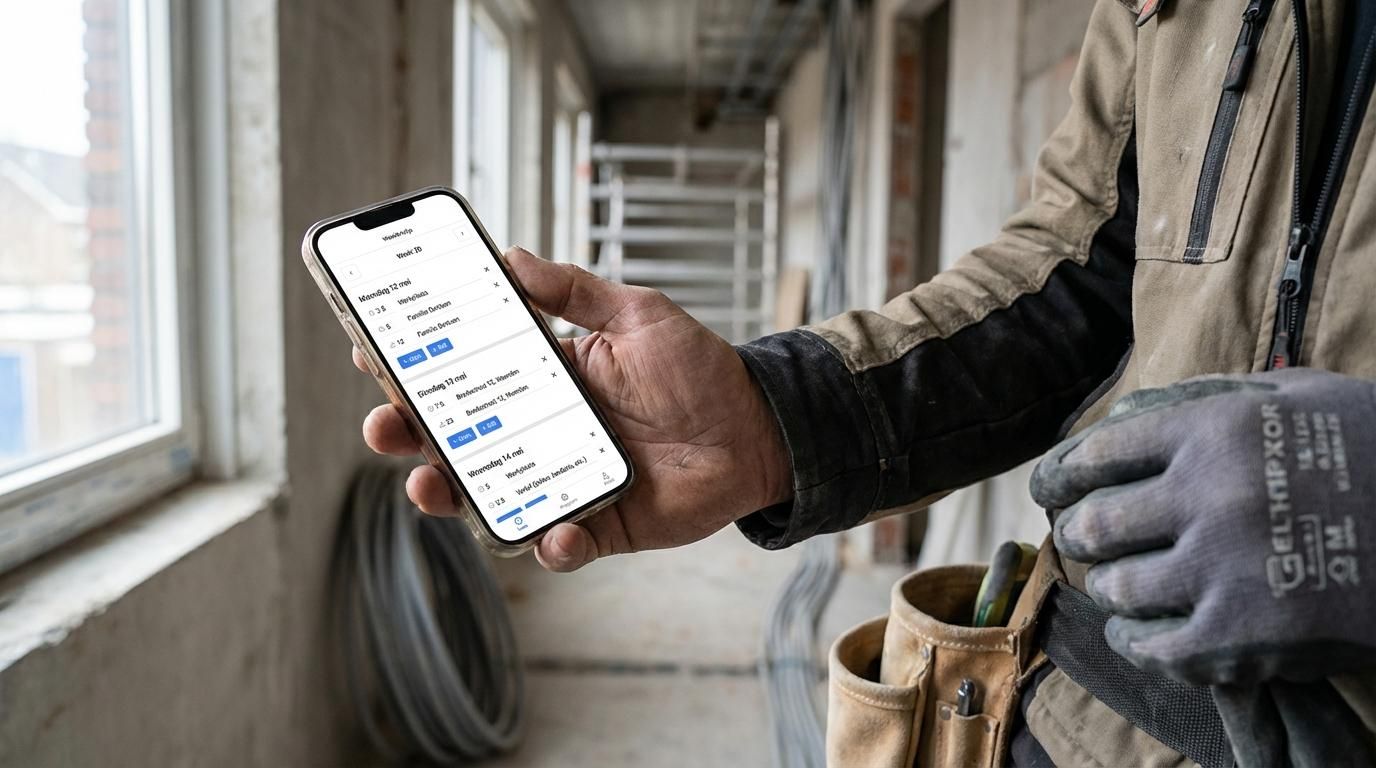 werkbon app kleine teams