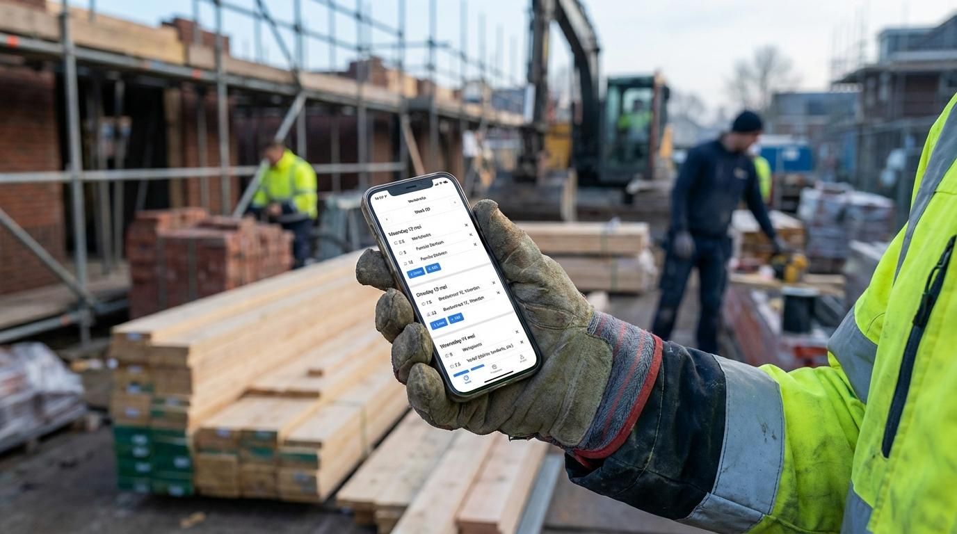 werkbon app materiaalbeheer