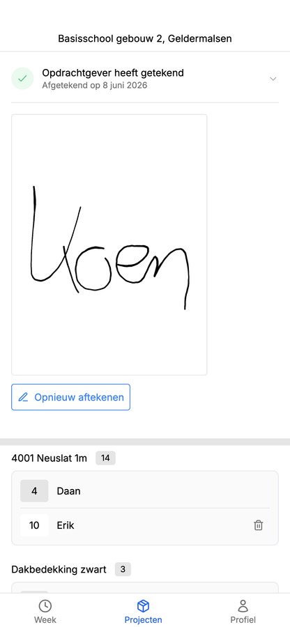 Get a signature from your phone