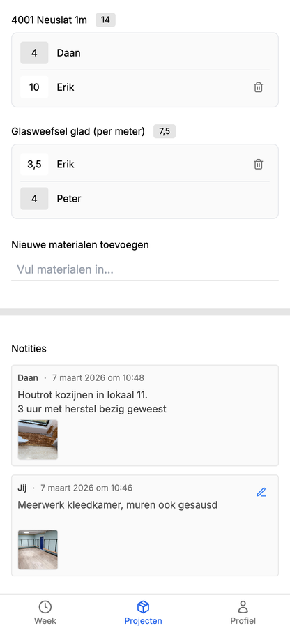 Share notes and overtime with your employer and colleagues